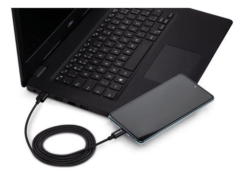 Cabo Usb-c 1,2m Pvc Preto Euac 12pp Intelbras