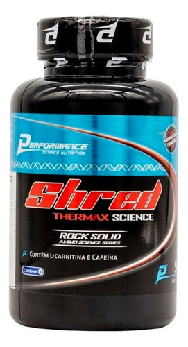 Cafeína + L Carnitina - Shred Thermax Science 90 Tabletes Sabor Sem Sabor