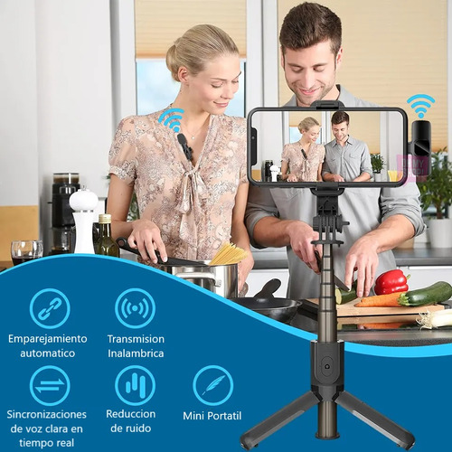 Micrófono Inalámbrico Corbatero Celular iPhone Android Usb C