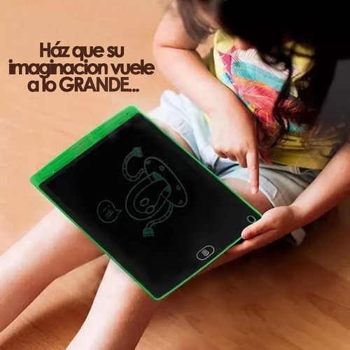 2 Pzas Pizarras Mágicas Lcd For Niños 8.5in Multicolor