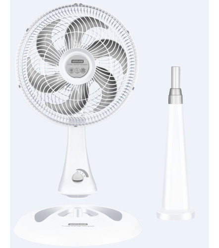 Ventilador Turbo Silence Compact 2en1 Bl Samurai 14 Pulgadas