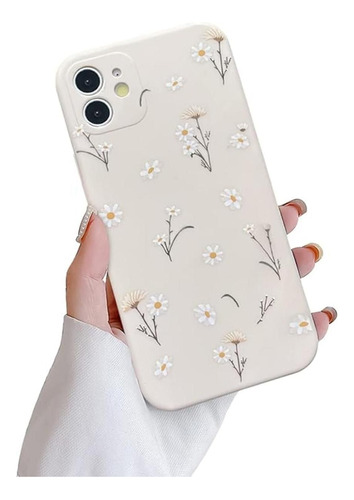 Ownest Funda Compatible Con iPhone 11 Diseño De Flores De