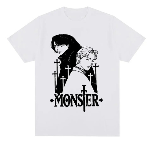 Camiseta De Algodón Estampada Naoki Urasawa Monster