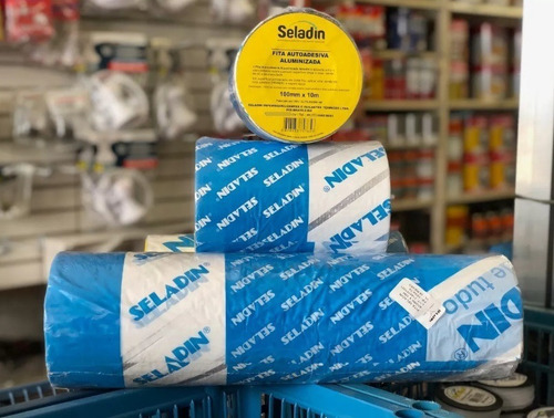 Imagem 2 de 6 de Manta Asfaltica Aluminizada Seladin 20 Cm X 10 Mts Oferta
