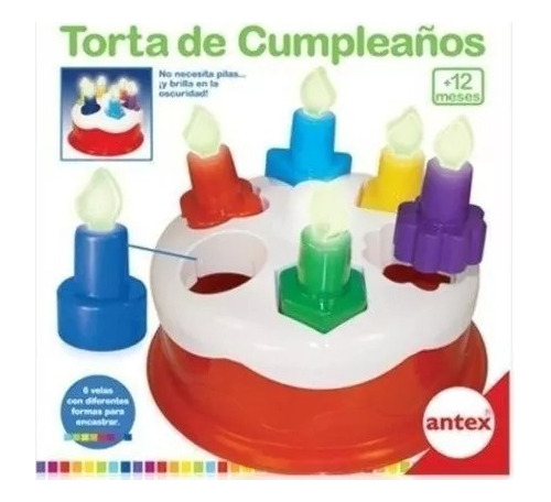 Torta De Cumpleaños Las Velas Se Iluminan Antex Art F5151