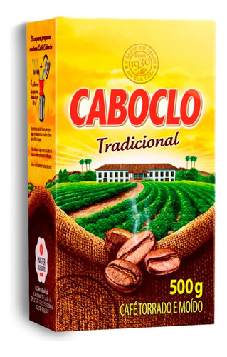 Café Caboclo Tradicional Torrado E Moído Bolsa 500g