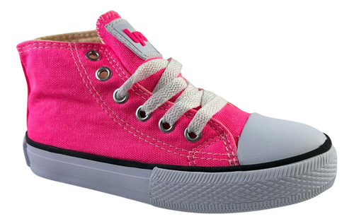 Tenis Infantil Menina Cano Alto Neon Lps Star World Colors