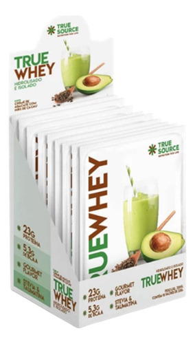 True Whey Creme De Abacate 32g True Source 10 Sachê