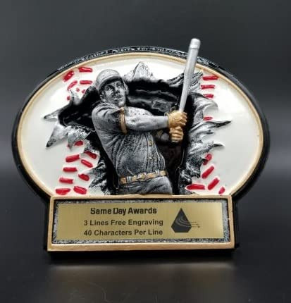 Same Day Awards Trofeo Beisbol Burst Thru 7 1 4 X 5.5 