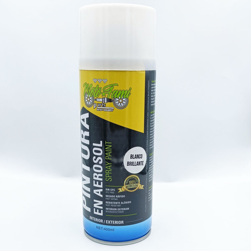 Spray Aerosol Blanco Brillante Mf