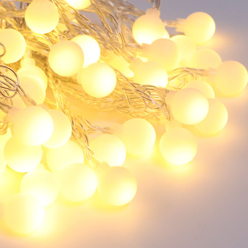 Cadena De Luces Tipo Bola, Resistente Al Agua, Puerto Usb, F