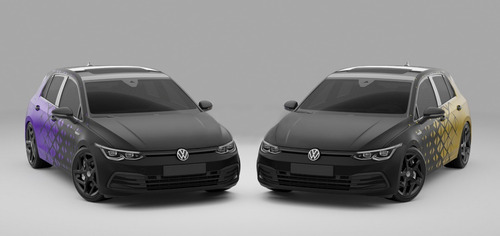 Diseño Trama Tuning 2 Colores Para Plotteo Vehicular Grafica