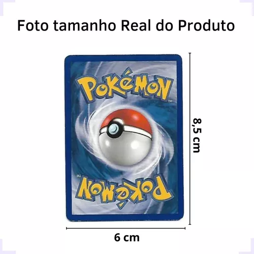 Cartas Pokémon Lote Pack 50 Cartas Sem repetir