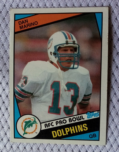 1984 Topps Dan Marino Rookie Card Miami Dolphins