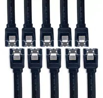 Comprar Kit 10 | Cabo Sata 3 6gb\u002Fs Hd Ssd Gravador Drives Com Trava