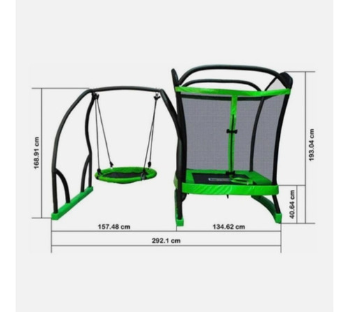 Trampolín Athletic Works 7ft