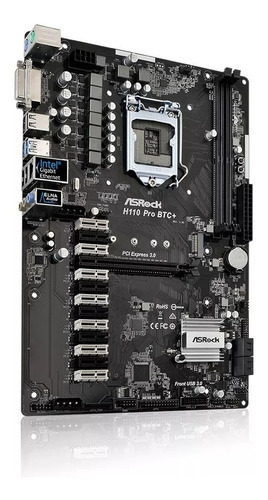 Mother Asrock H110 Pro Btc 13 Pcie Criptomoneda Mineria Bitc