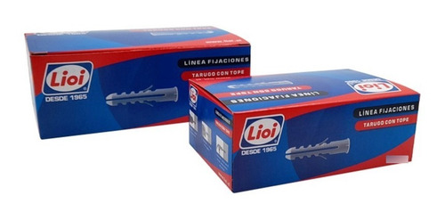 Imagen 2 de 3 de Tarugo Nylon Con Tope N°10 Caja 40 Un
