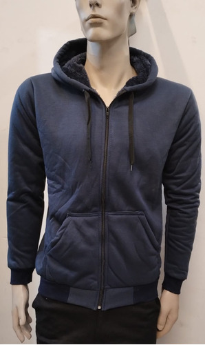 Campera Algodón Con Corderito Hombre 