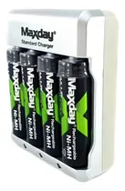 Comprar Kit 4 Cargador Baterías Aa Aaa 9v + 4 Recargables Aa