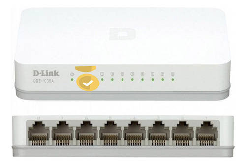 Switch D-link Des-1008c De 8 Puertos 10/100 Green Ethernet