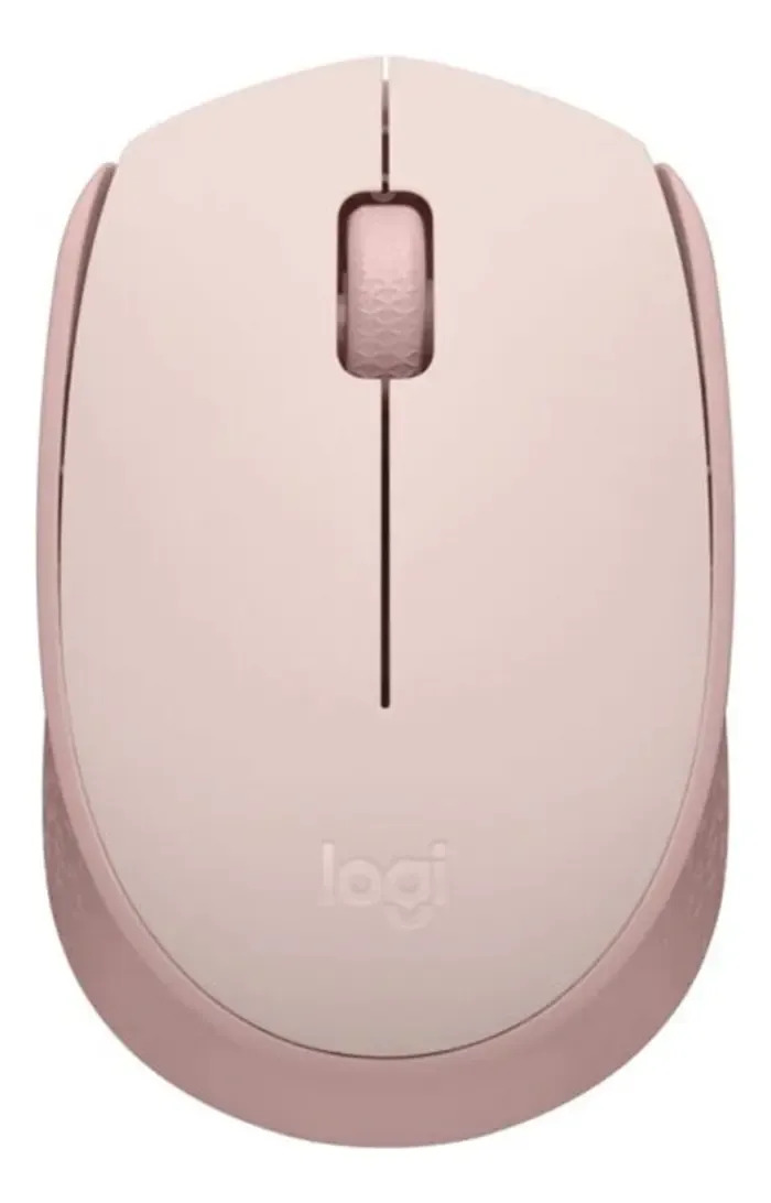 Mouse sem fio Logitech M170 M170 rosa