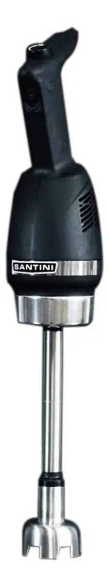 Minipimer Industrial Santini Mix 240 280W Cuchillas Acero Inoxidable Negro