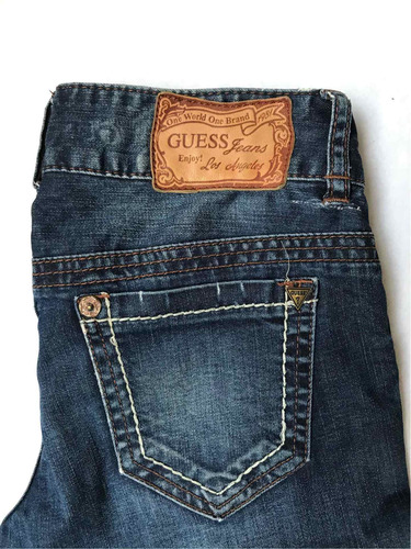 Jeans Jeggings Guess Originales Corte Tubo Deslavados (Usado)