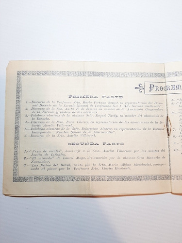 Imagen 3 de 9 de Programa Rosario Festejo Colegio Nicolás Avellaneda Ro 1321