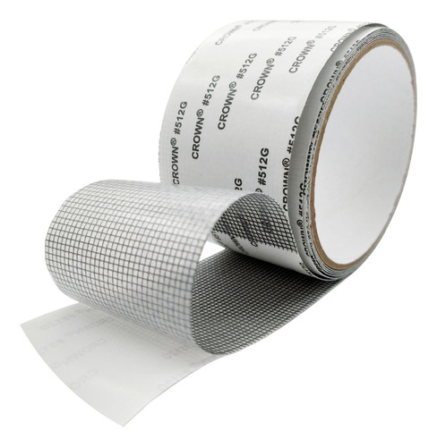 Pack X 6 Und. Cinta Reparación Malla Mosquitero Ferretería Gris