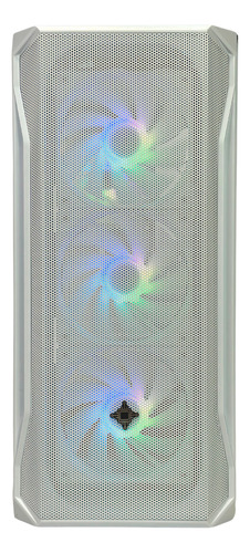 Gabinete Gamer Noxi Hika White X 4 Fan Rgb + Vidrio Templado
