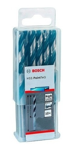 Broca Metal Aço Rápido Hss-pointteq 15/64'' C/10 - Bosch