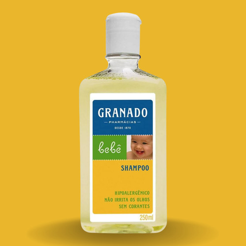 Shampoo Suave Brilho E Hidratação Bebê 250ml Granado
