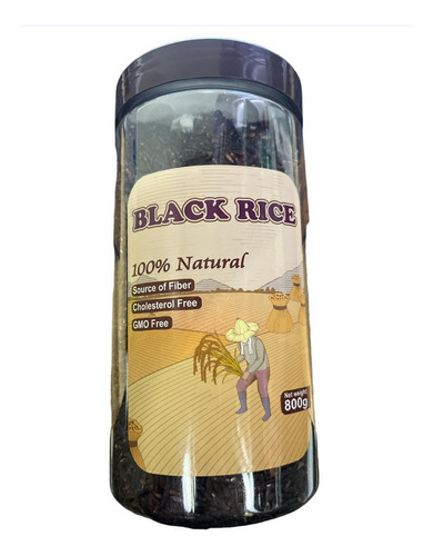 Arroz Negro Salvaje 800 Gr Importado De Vietnam 