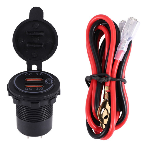 Cargador De Coche Quick Charge 3.0 Dual Usb 12v 36w Usb Fast