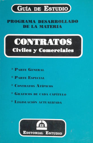 Contratos Civiles Y Comerciales (editorial Estudio)