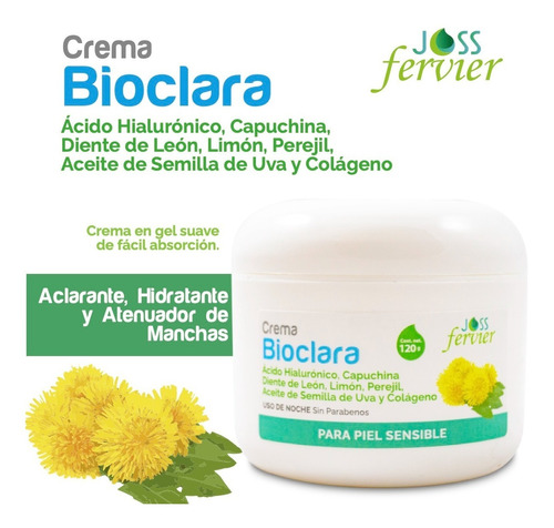 Crema Aclaradora Con Ácido Hialurónico 