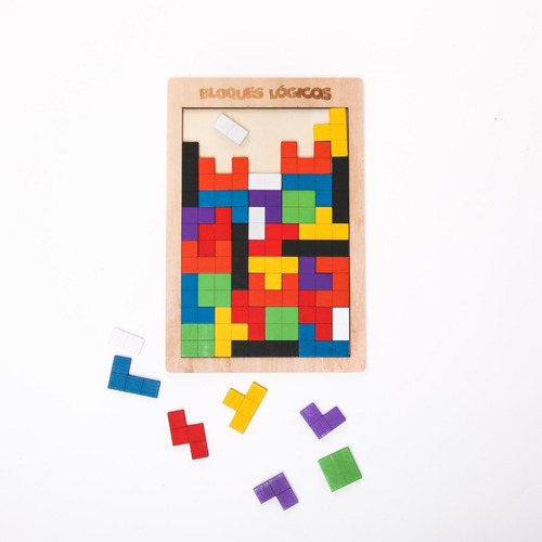 Puzzle Rompecabezas Te-tris Juguete Educativo Montesori