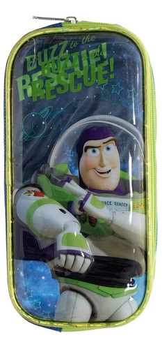 Lapicera Escolar Doble Cierre Ruz Disney Toy Story Buzz Boit Color Verde