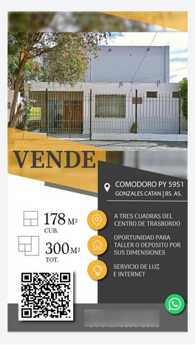 Galpón Depósito Salón Terreno Casa (g. Catán Km29)