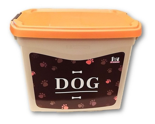 Container Dispenser Ração 29l (11,5kg) Sanremo Cachorro 