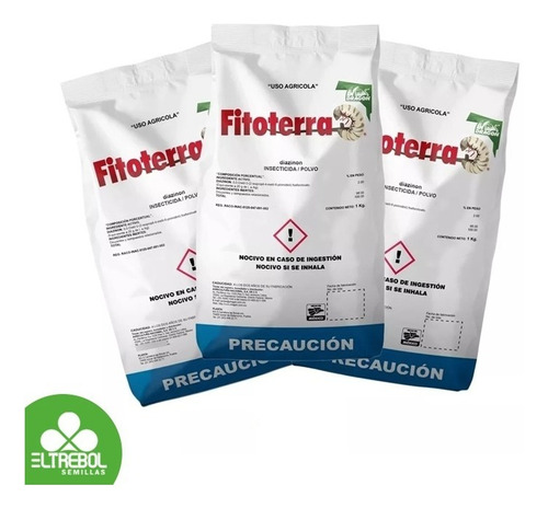 Fitoterra D: Diazinon - Insecticida Polvo (3 Kg)