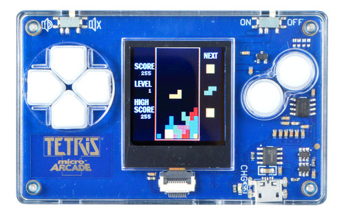 Micro Arcade Tetris Portátil Multicolor Juegos Retro