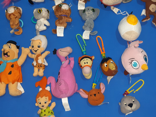 Lote 36 Peluches Mc Donals Burger King Azul (Usado)