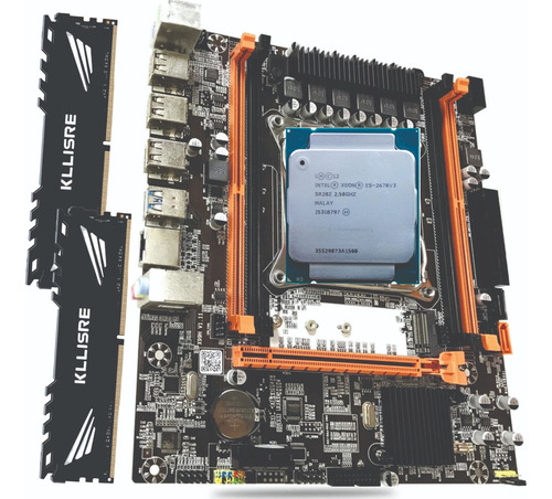 Kit Placa Mãe X99 +intel Xeon E5-2678 V3 + 32gb Ddr4 2666mhz