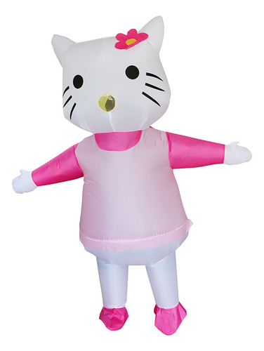 Disfraz Inflable De Hello Kitty Para Fiestas Navideñas, Cosplay