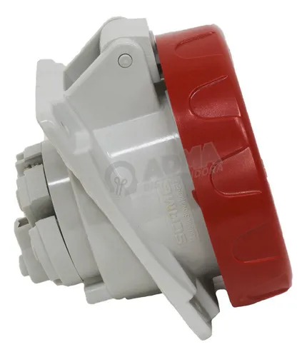 Base Empotrable Embutir Industrial Scame 3p+t 32a Ip67