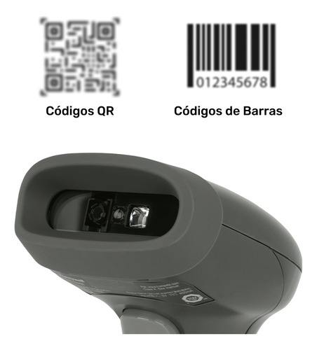 Lector De Código De Barras Honeywell Hh490 Escáner Portátil De Imagen De Área Imager 2d Dni Qr Micro Qr Pdf