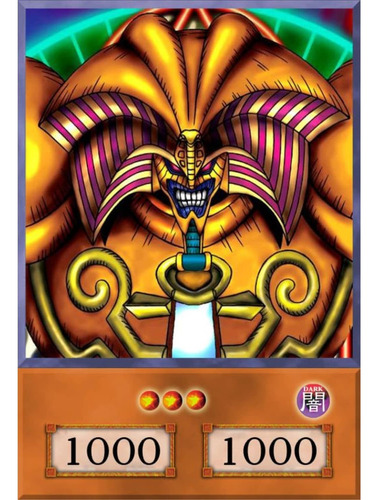 Cuadro Poster Anime Yu Gi Oh 29x19 Mdf Exodia Cabeza