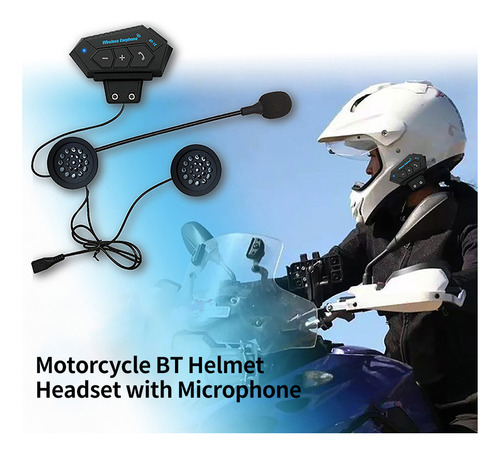 Capacete Headset Music Black Call Phone E Bt Interphone For